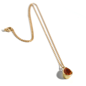 mandarin garnet necklace