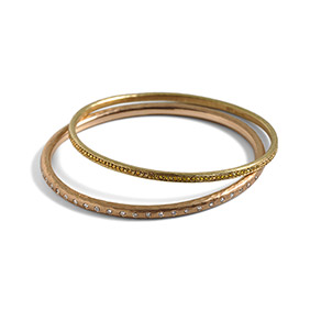 Hammered Bangles